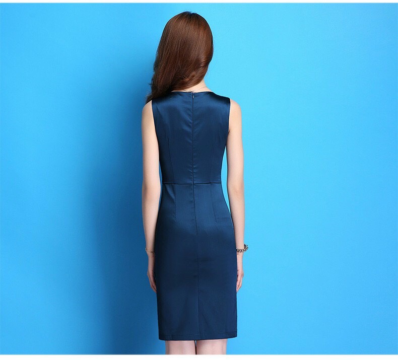 Set Đầm Áo Khoác Vest Kèm HOa Cài - VN48